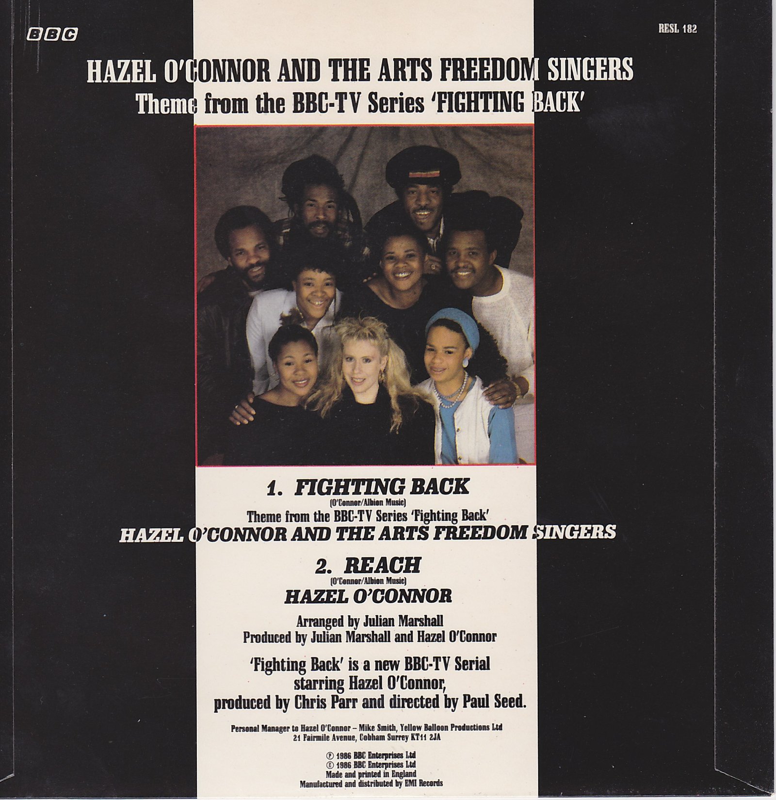 Back cover of RESL 182